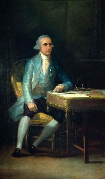 Francisco de Goya Retrato de Francisco de Saavedra y Sangronis Secrario de Estado de Espana